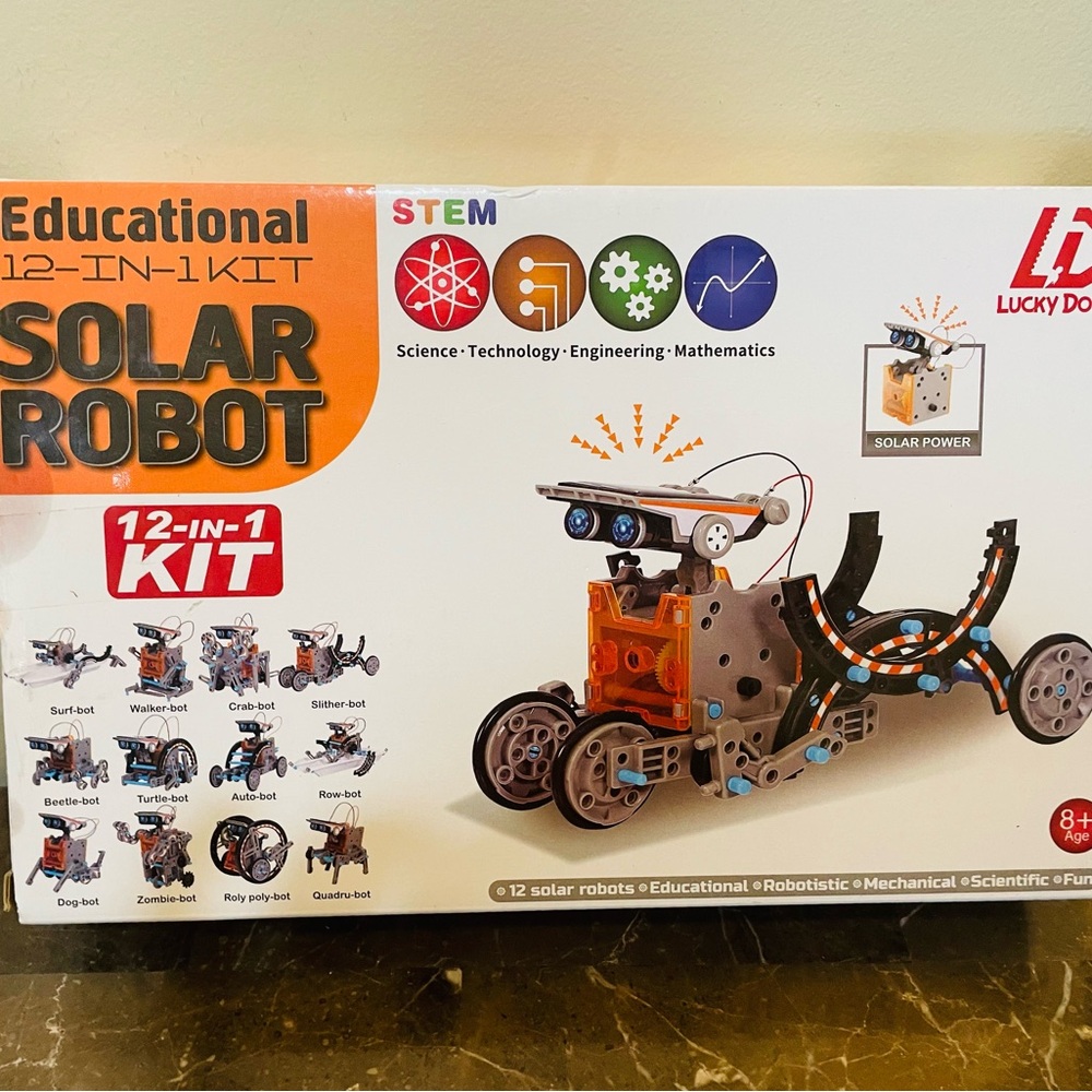 Lucky Doug STEM Solar Robot Kit NIB